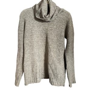 Theory Dreedon Avalon‎ Mocha Brown Wool Yak Oversized Turtleneck Sweater